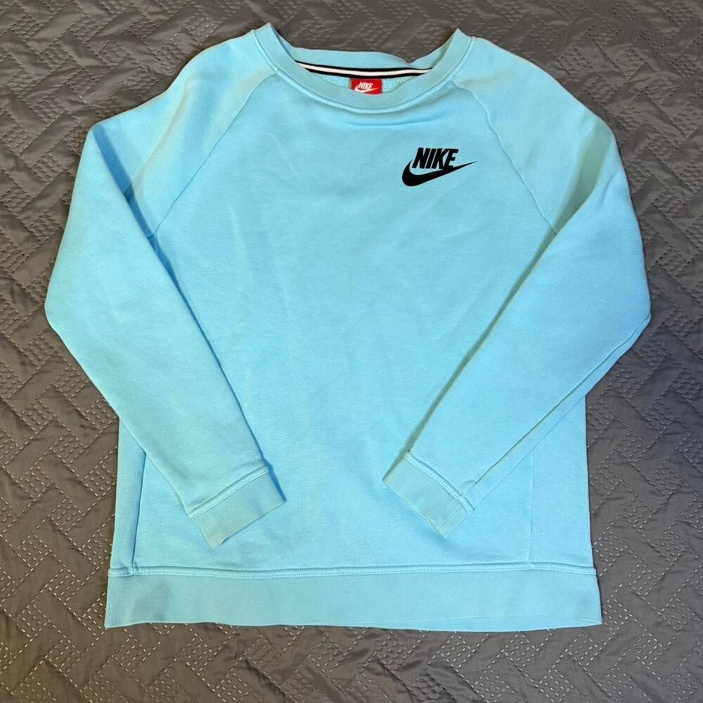 Nike 00s Light blue Crewneck Size Small sweater Sportswear light blue